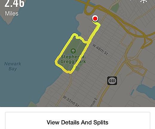 Morning run from Sunset Ave