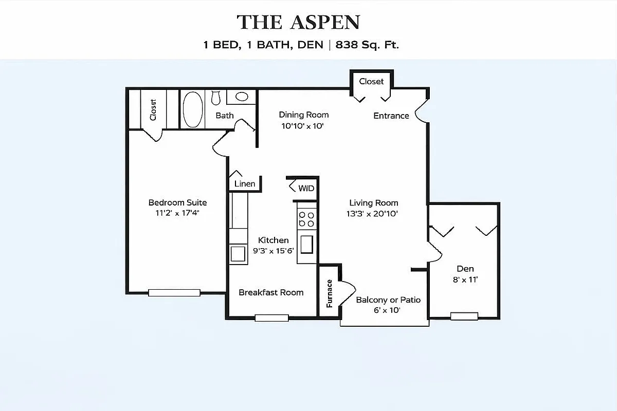 Floor plan The Aspen
