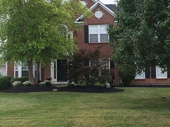 mature trees and landscaping