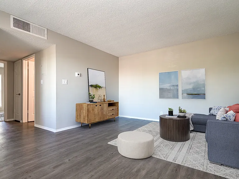 Renovated homes feature wood-style plank flooring