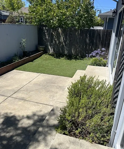 Private Outdoor Area Off Living Room/Dining Room