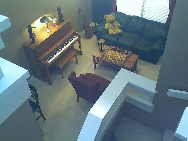 Living area from loft