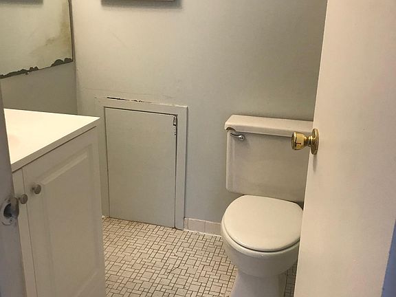 master w new vanity (mirror to be replaced) ; not shown is full stand-up shower