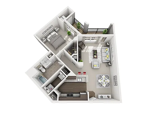 Floor plan Allen (A1E)