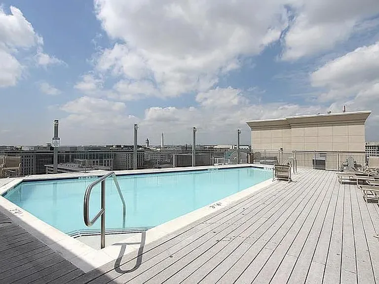 Rooftop pool, open early May through end of September