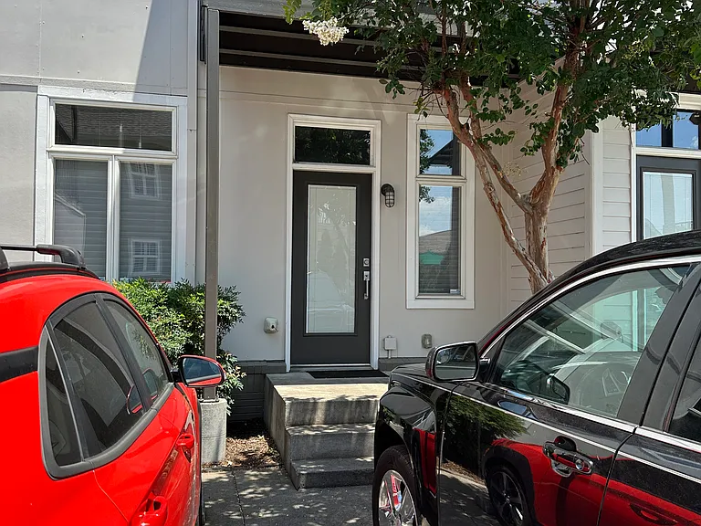 Two designated parking spaces with short walk to the door.