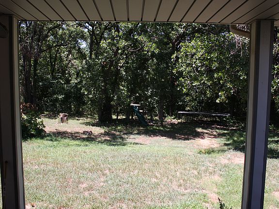View from the back porch