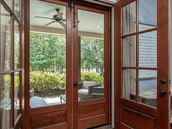 Double doors across the rear