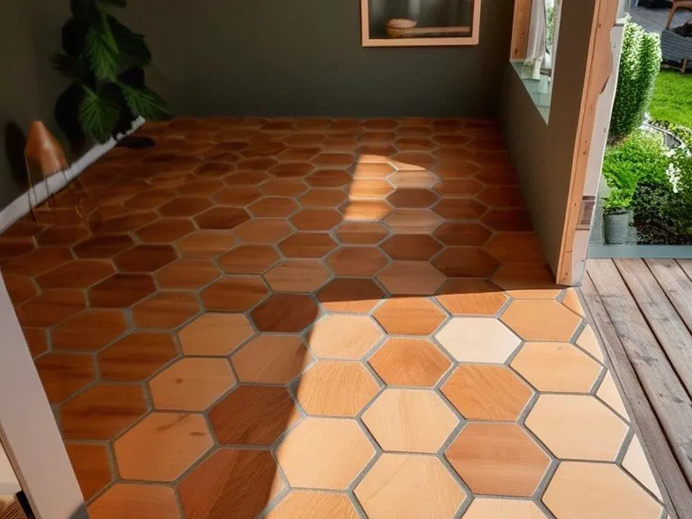 Sunroom leading to back patio