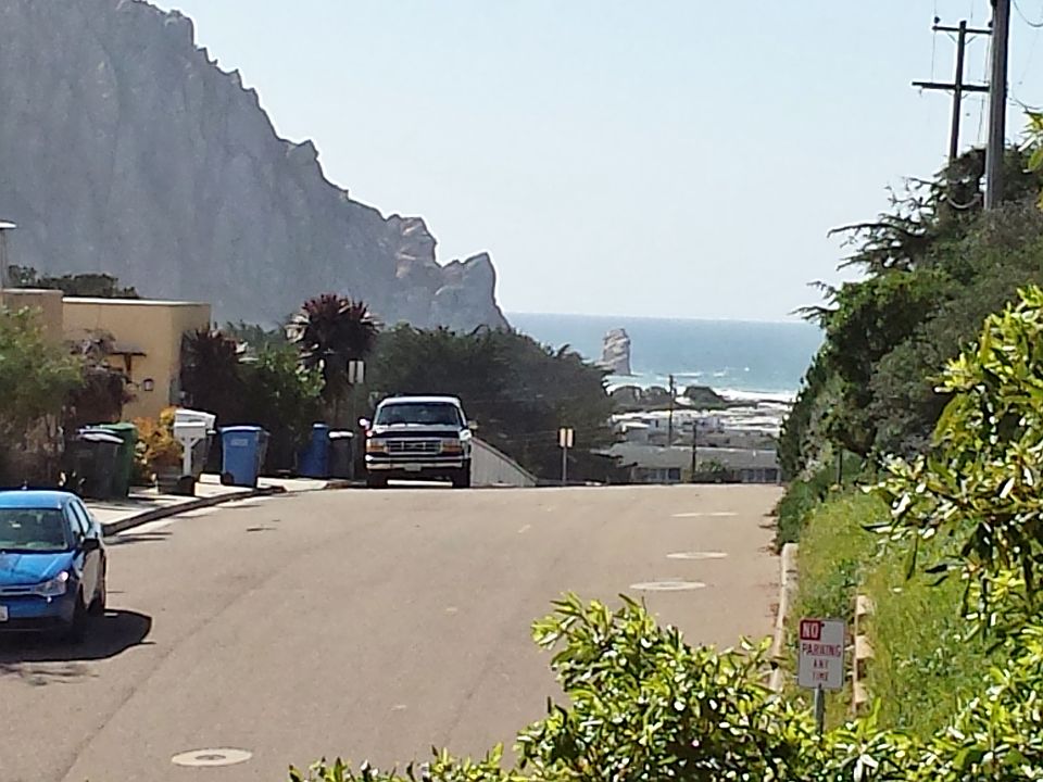 View of "the Pit" surf spot from dining room window