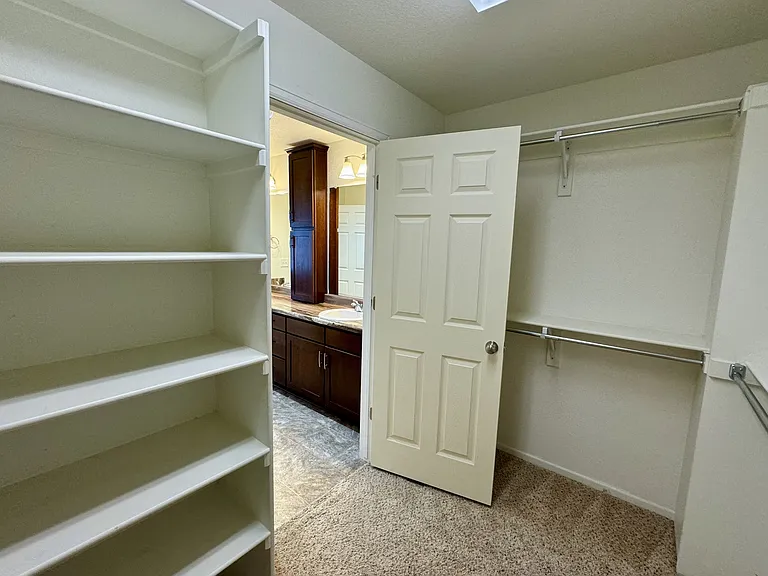 Primary closet