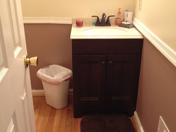 1/2 bath on main floor