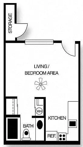 Floor plan Studio