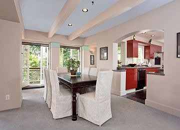 Formal dining after cocktails on the deck