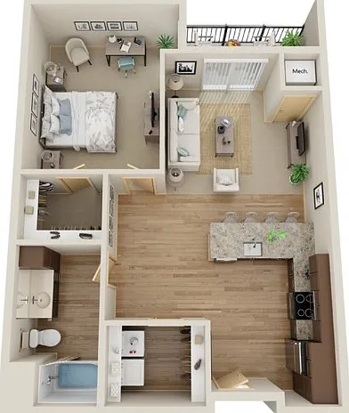 Floor Plan B5 | The Junction | Apartments in Menomonee Falls, WI Floor Plan B5 | The Junction | Apartments in Menomonee Falls, WI