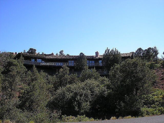 Viewed from the road below