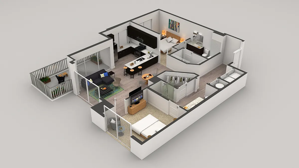 Floor plan 2-5H