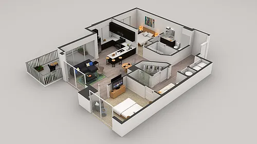 Floor plan 2-5H