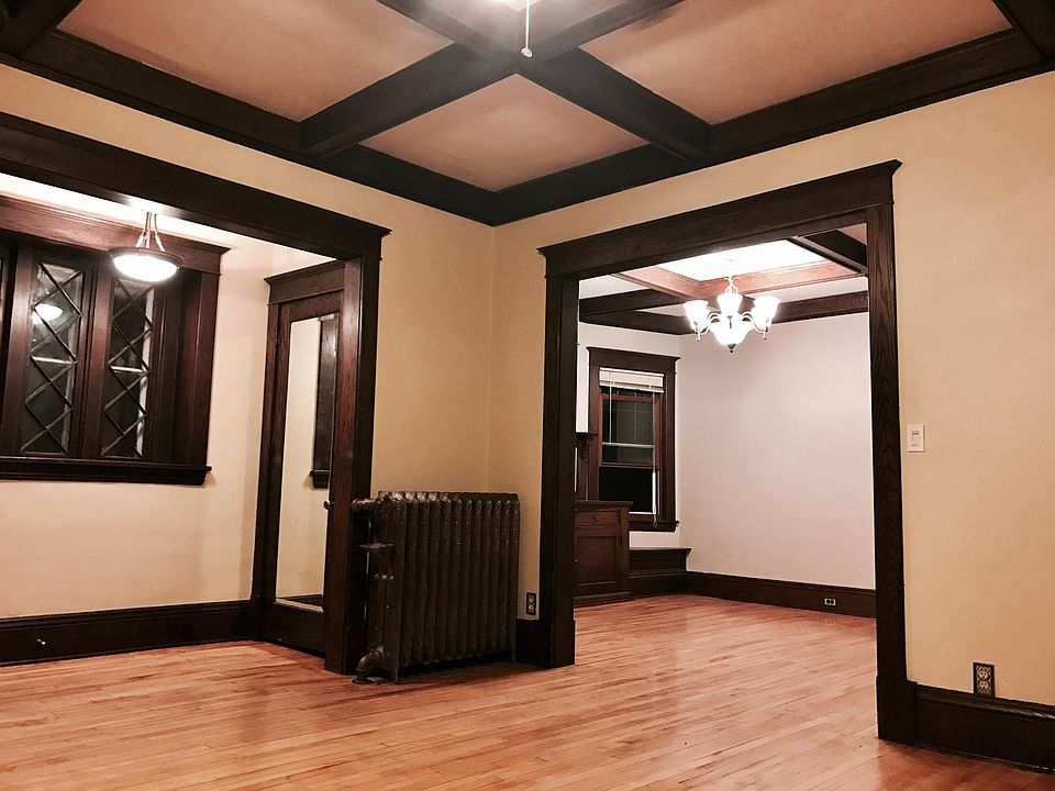 Front entry, spacious living room and dining area.