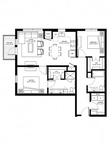 Floor plan B2