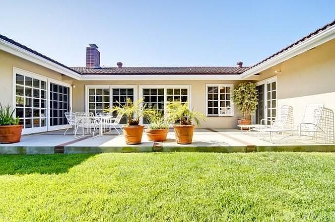 Backyard and patio