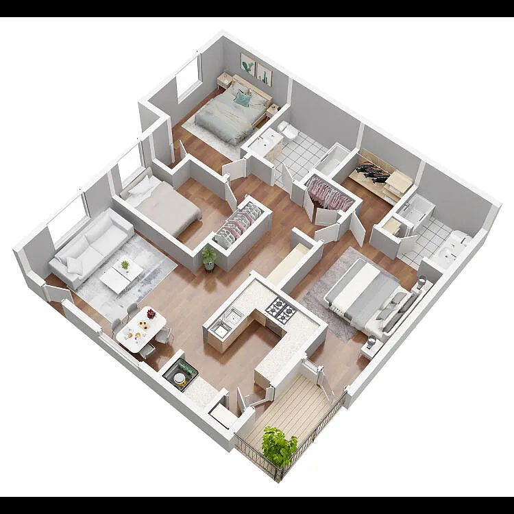 Floor plan C1