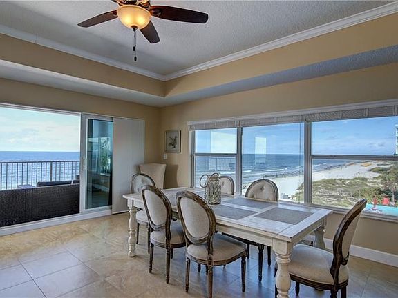 Panoramic Gulf Front views from Dining area