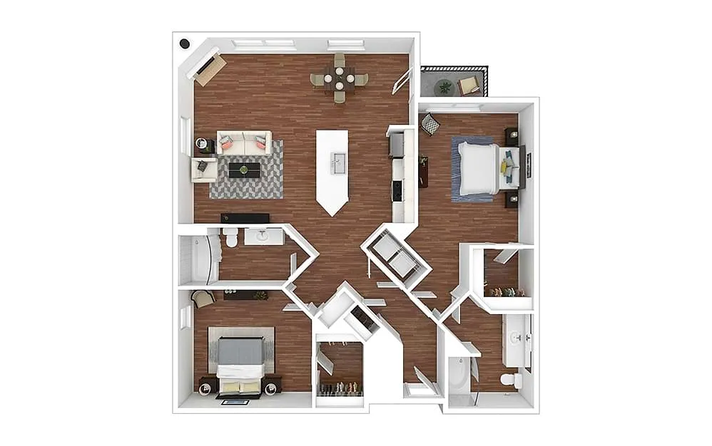 Floor plan Sable - Renovated