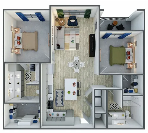 Floor plan B1