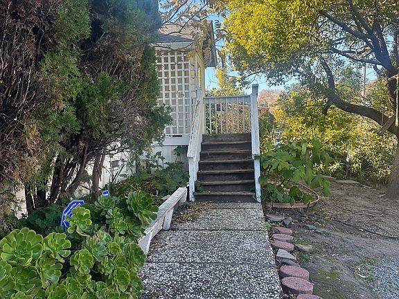 entrance walkway to house