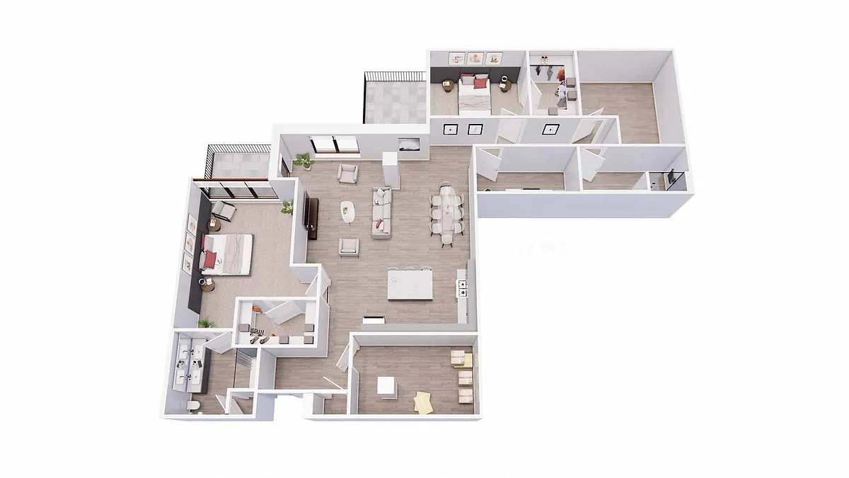 Floor plan 2B1