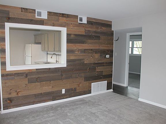 Living room, kitchen, hallwa