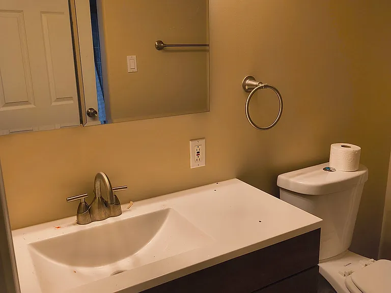 Lower level bath