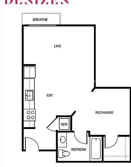 1F - 765 SQFT 1F - 765 SQFT