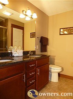 Master Bath with Double Sinks