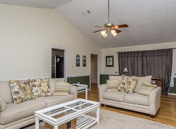 Family room view toward the front of the home.