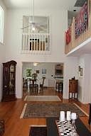 living room to dining room