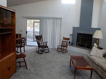 Larg living room with vaulted ceilings
