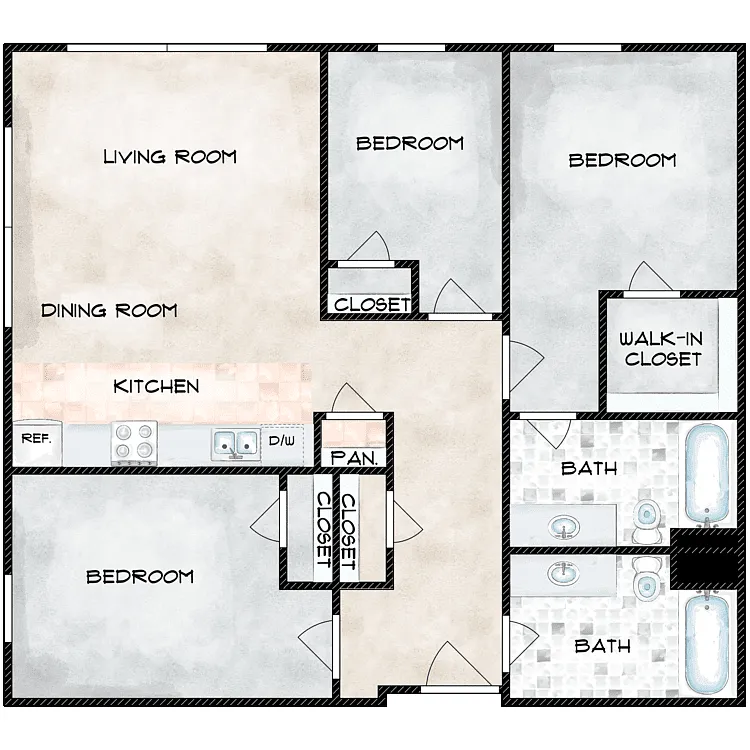 Floor plan Skates