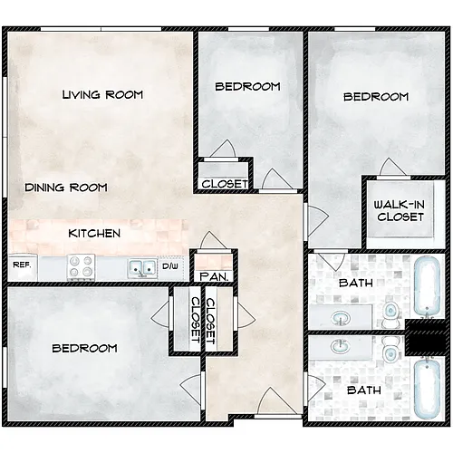 Floor plan Skates
