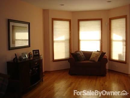 Living Room with Bay Windows