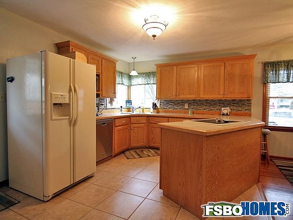 Kitchen with Tiled Floors