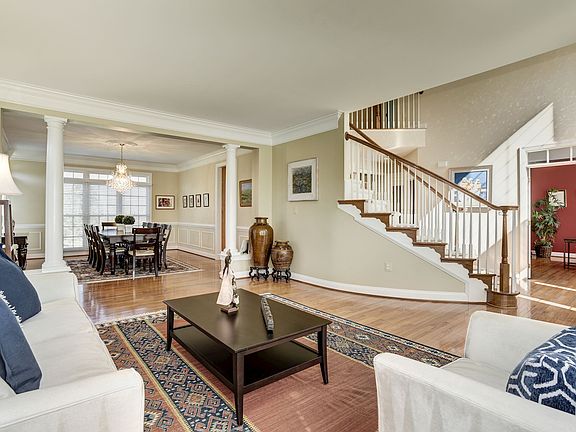 Living and dining rooms