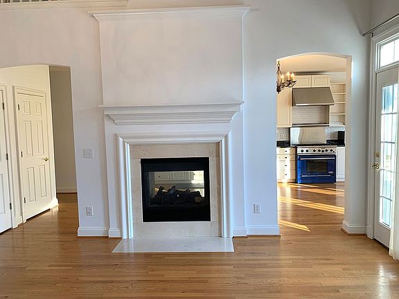 Dual sided fireplace