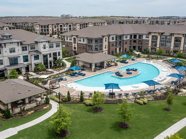 Alleia at Presidio in a prime location in Fort Worth with a saltwater pool
