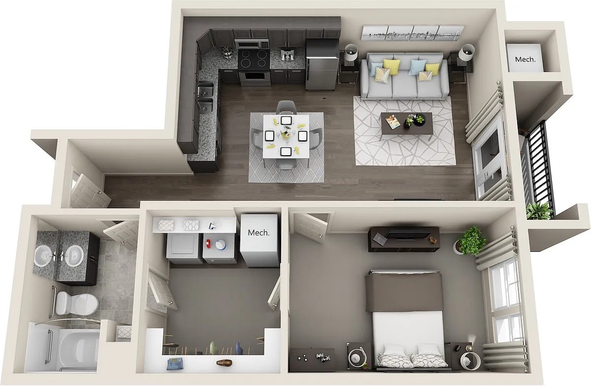 Floor plan A1A