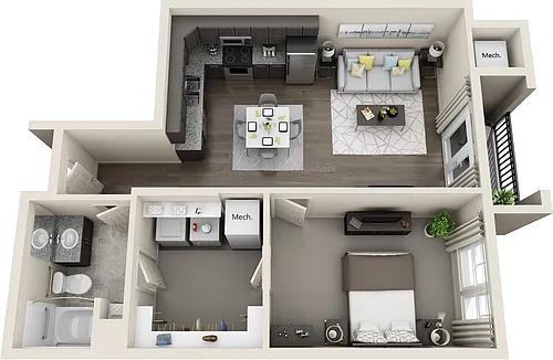 Floor plan A1A