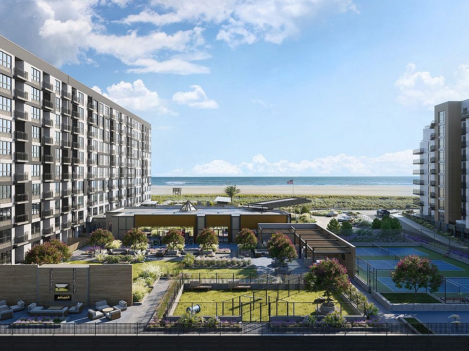 Property and Amenities Facing the Beach