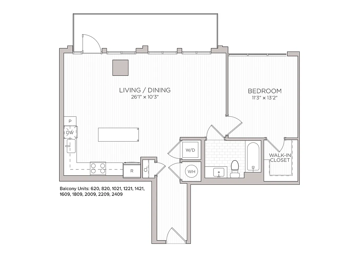 Floor plan A11 1B