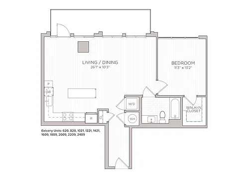 Floor plan A11 1B